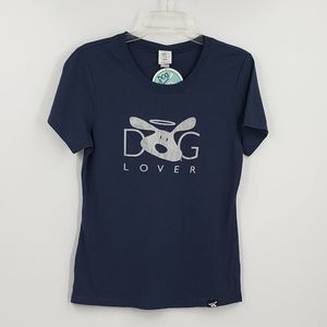 Dog is Good Women’s Dog Lover Blue T-Shirt